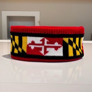 Logofit Knit Headband with Maryland State Flag Design